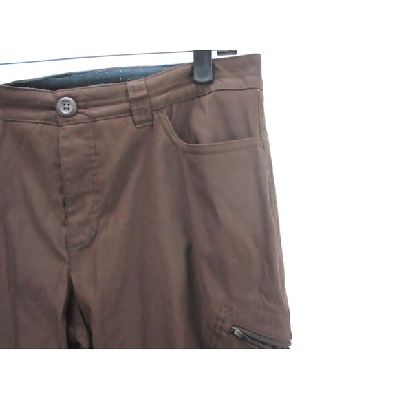 Eddie Bauer Pants Rainier Women Size 12 (34x32) Brown Fleece Lined Jogger - Picture 7 of 12